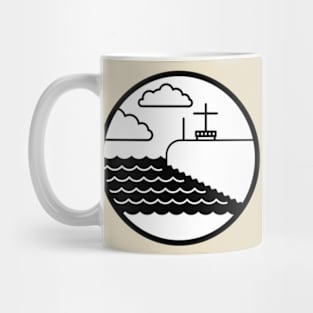 Tour Aotearoa - Greymouth Bar Lookout Icon Mug